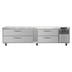 Thumbnail image #1 for Continental Refrigerator D96GN Two-Section Refrigerated Griddle Stand with Four Drawers