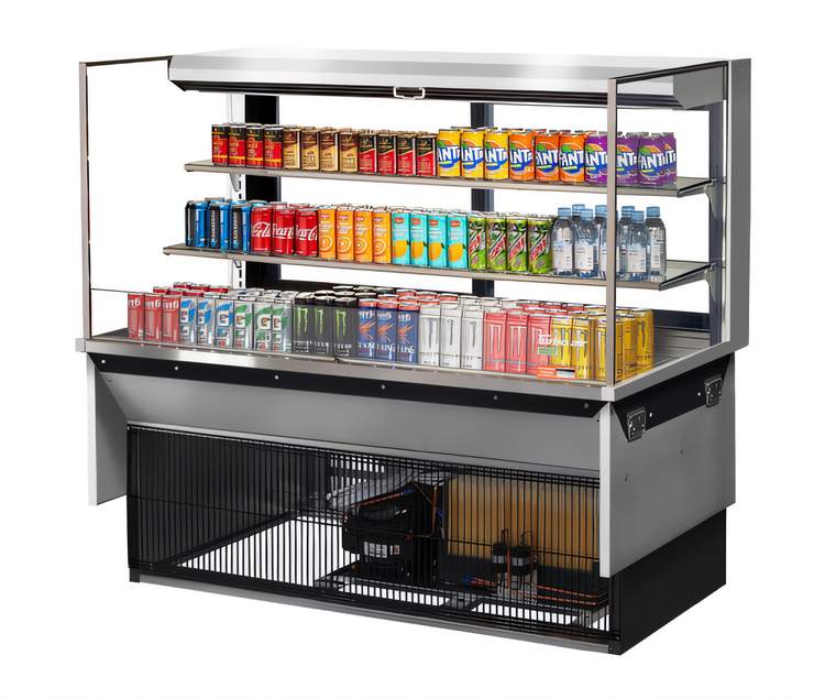 Product image #1 for Turbo Air 60-Inch Low-Profile Drop-In Horizontal Open Refrigerated Display Case