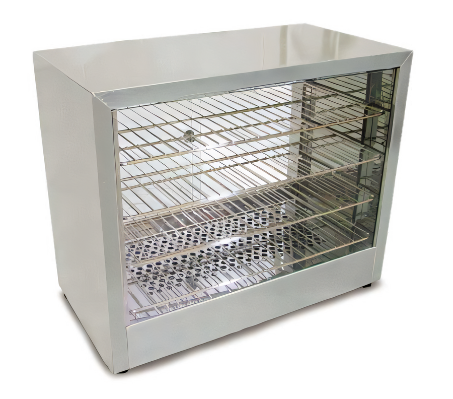 Product image #1 for Omcan USA 4-Tier Countertop Food Warmer and Display Case, 110V, 1.0 kW