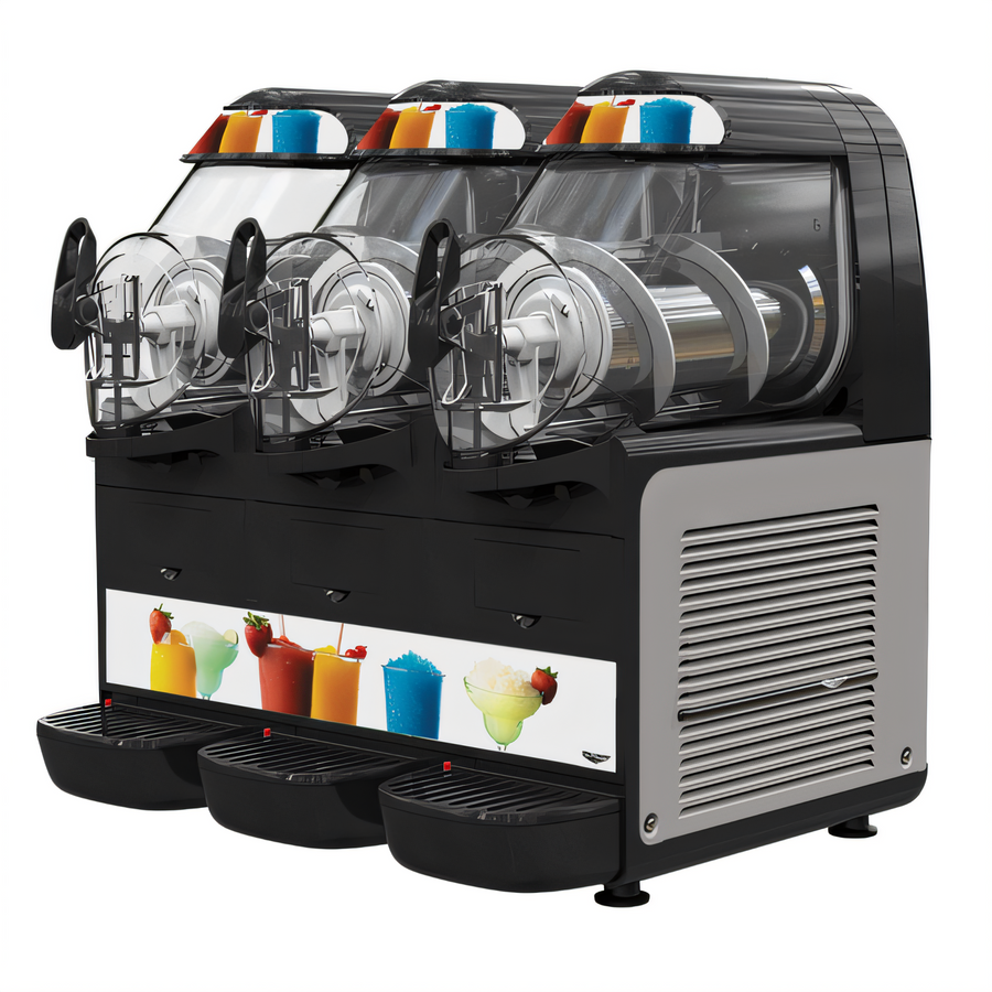Product image #1 for Vollrath VCBA168-37 Three-Bowl Frozen Beverage and Granita Countertop Dispenser, 1.58-Gallon Bowls, 120V