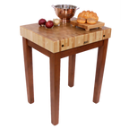 Thumbnail image #1 for John Boos Boos Block CU-CB3024 Butcher Block Work Table, 30 x 24 x 36 Inches, 4-Inch End-Grain Maple Top, Without Shelf