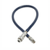 Thumbnail image #1 for Safe-T-Link 48 Inch Stainless Steel Braided Water Connector Hose, 3/4 Inch Diameter