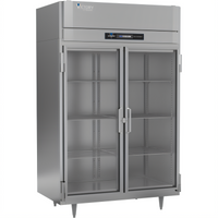 Victory UltraSpec Two-Section Glass Door Reach-In Freezer, Self-Contained, 44.57 Cu. Ft.