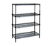 Thumbnail image #1 for Add-A-Shelf Commercial Wire Shelving Starter Unit, 4-Tier, 36 x 21 x 74 Inches, Chrome Finish