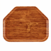 Thumbnail image #1 for Cambro Camtray Trapezoid Fast Food & Cafeteria Tray, 14 x 18 Inch, High-Impact Fiberglass, Java Teak