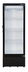 Thumbnail image #1 for Omcan Black Single-Section Glass Door Reach-In Refrigerator Showcase, 7.7 Cu. Ft., Bottom Mount