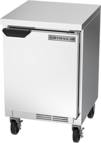 20-Inch Shallow-Depth One-Section Worktop Refrigerator with Flat Top