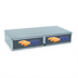 Thumbnail image #1 for Nemco 36-Bun Stainless Steel Hot Dog Bun Box with Polycarbonate Hinged Doors, 23.75-Inch Wide