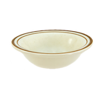 Thumbnail image #1 for Crestware Spice SC32 9 oz Round Ceramic Narrow Rim Fruit Dish, 6-1/4 Inch, Brown Speckled Case of 3