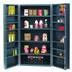 Thumbnail image #1 for Quantum Heavy-Duty 36-Inch Underbar Storage Cabinet with 4 Adjustable Interior Shelves and 12 Door Shelves