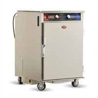 FWE Clymate IQ Mobile Heated Holding Cabinet with Controlled Venting, 6-Pair Universal Tray Slides
