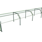 Thumbnail image #1 for Hatco Flav-R-Shield™ ES29-144 Self-Service Single-Sided 4-Bay Food Shield, Heat-Tempered Glass, 304 Stainless Steel Posts