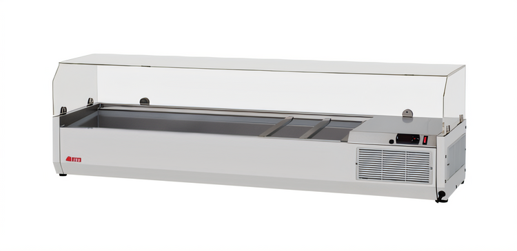 Product image #1 for Turbo Air E-Line 59-Inch Countertop Salad Prep Table with Clear Hood