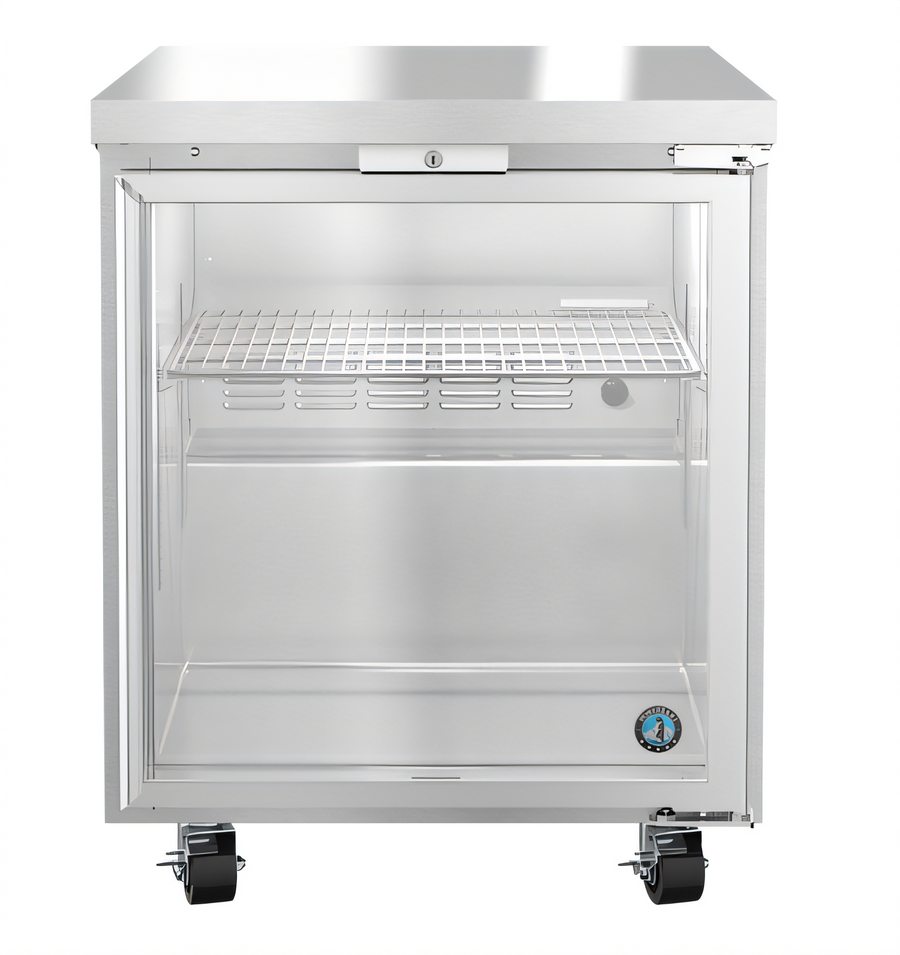 Product image #1 for Hoshizaki Steelheart 27-Inch Low Profile Single-Section Undercounter Freezer with One Glass Door