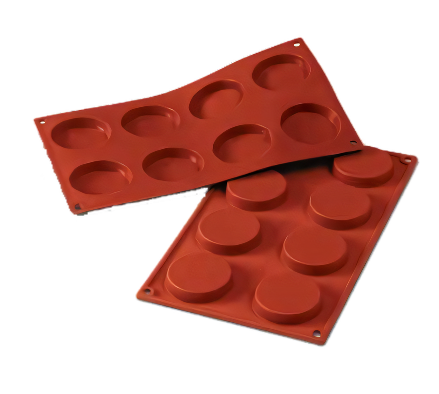 Product image #1 for Silikomart Siloconflex 8-Cavity Cylinder Silicone Mold