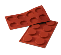 Silikomart Siloconflex 8-Cavity Cylinder Silicone Mold