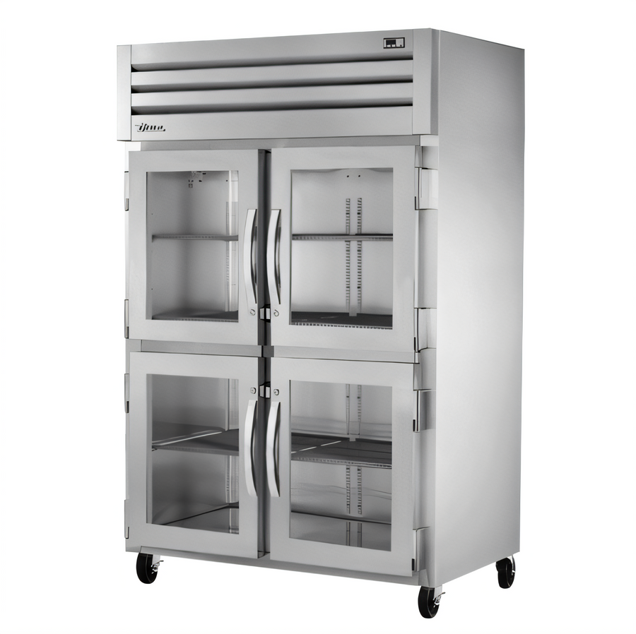 Product image #1 for True SPEC SERIES 2-Section Reach-In Refrigerator with 4 Glass Half Doors