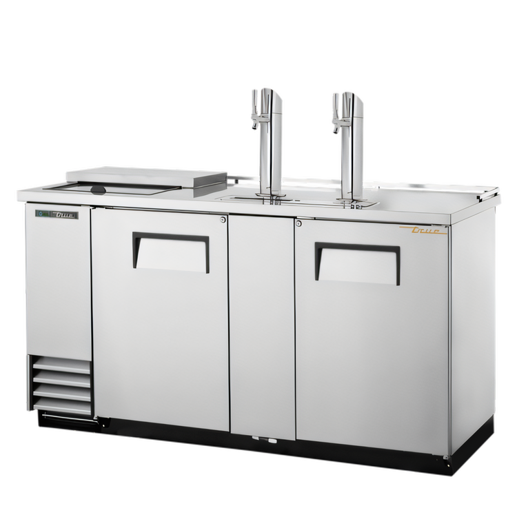 Product image #1 for True Club Top Draft Beer Cooler, 3 Half-Barrel Keg Capacity, 2 Columns