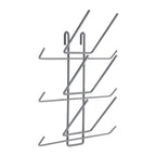 Thumbnail image #1 for Metro SmartWall BH6K4 Wall-Mounted Bottle Drying Rack, Holds 6 Bottles and Caps, Gray Epoxy-Coated