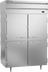 Thumbnail image #1 for Beverage-Air P-Series Two-Section Pass-Thru Reach-In Refrigerator with 8 Solid Half Doors, 48.33 Cu. Ft., Top-Mounted Self-Contained Refrigeration
