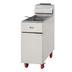Thumbnail image #1 for Migali Competitor Series 40 lb Natural Gas Floor Model Fryer