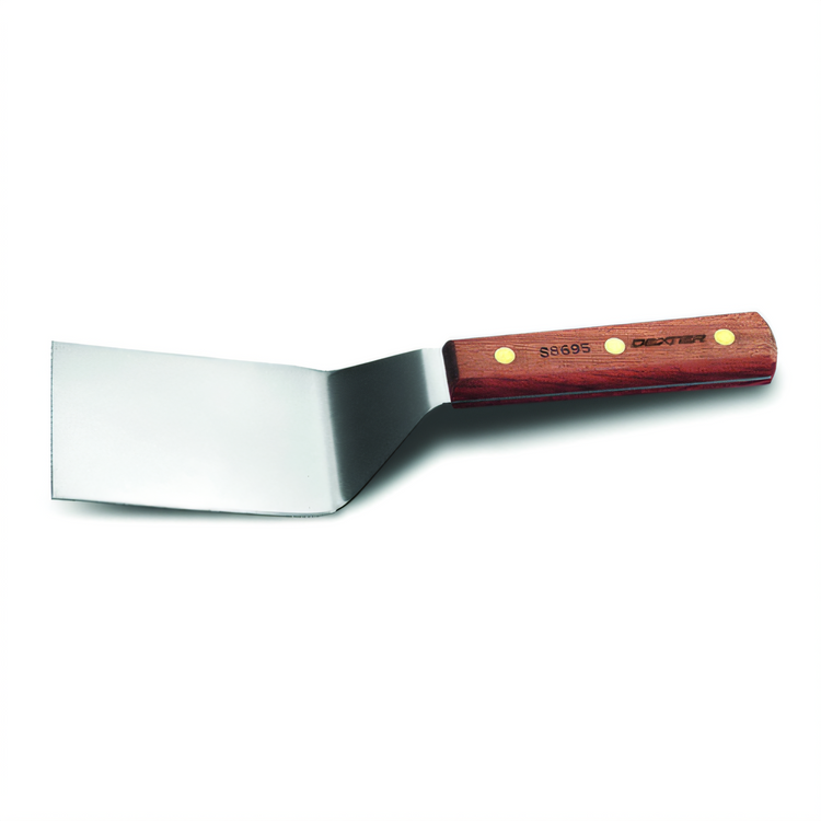 Product image #1 for Dexter Russell Traditional 4 x 3 Inch Stiff Offset Hamburger Turner with Rosewood Handle
