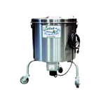 Thumbnail image #1 for Delfield Shelleymatic SALD-1 20-Gallon Stainless Steel Salad and Vegetable Dryer with Polyethylene Liner and Locking Casters