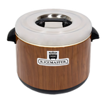 Thumbnail image #1 for Town Equipment RiceMaster 56913W 18 Qt Sushi Rice Container with Wood Grain Exterior