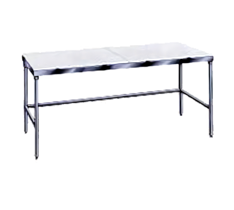 Product image #1 for Advance Tabco Poly-Vance 84 Inch x 24 Inch Poly-Top Work Table with Stainless Steel Base