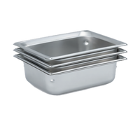 Vollrath Super Pan 3 1/2 GN Solid Hotel Pan, 4 Inch Deep, 6.6 Qt, 300 Series Stainless Steel