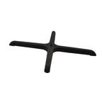 Thumbnail image #1 for Omcan USA 43153 22 x 22-Inch Black Metal Cross Table Base, Base Bottom Only, for Column 43206 Case of 5
