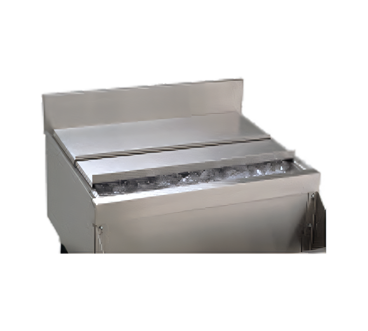 Product image #1 for Advance Tabco Sliding Stainless Steel Ice Bin Cover for Pass-Thru Bins