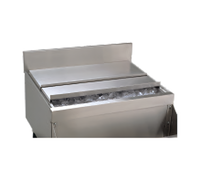 Advance Tabco Sliding Stainless Steel Ice Bin Cover for Pass-Thru Bins