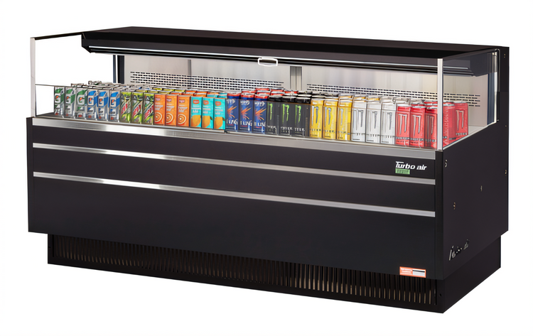 Product image #1 for Turbo Air 70-3/4-Inch Low-Profile Horizontal Open-Air Display Merchandiser, Deck Only, Self-Contained Refrigeration