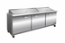 Thumbnail image #1 for IKON Refrigeration ISP72M Mega Top Three-Section Sandwich / Salad Prep Table, 18 Cu. Ft., 27 1/6-Pan Capacity