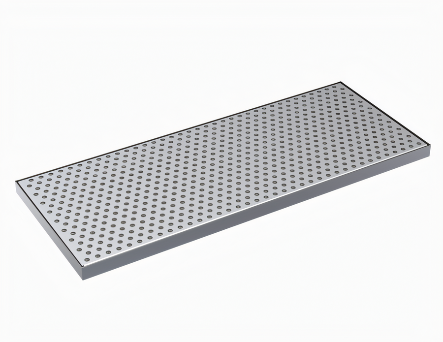 Product image #1 for Krowne 20 Inch x 8 Inch Brushed Stainless Steel Drip Tray