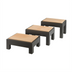 Thumbnail image #1 for Cubic Medium-Height Wood Display Cutting Board Table with Small Hardwood Cutting Board
