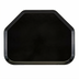 Thumbnail image #2 for Cambro Camtray Trapezoid High-Impact Fiberglass Cafeteria Tray, 14 x 18 Inch, Black