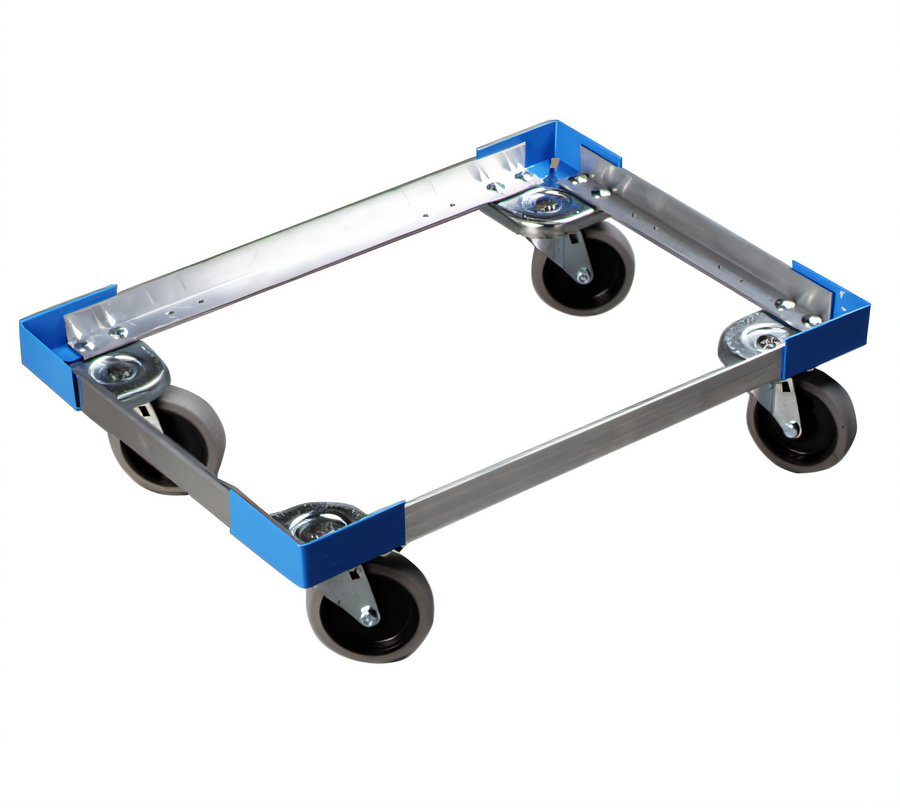 Product image #1 for Cateraide Aluminum Open-Frame Pan Carrier Dolly for Two Stacked End Loaders