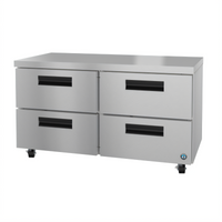Hoshizaki Steelheart 60-Inch Two-Section Undercounter Refrigerator with 4 Drawers