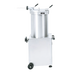 Thumbnail image #1 for Trento 95 lb Vertical Automatic Hydraulic Piston Sausage Stuffer with Fixed Barrel, Stainless Steel, 110V