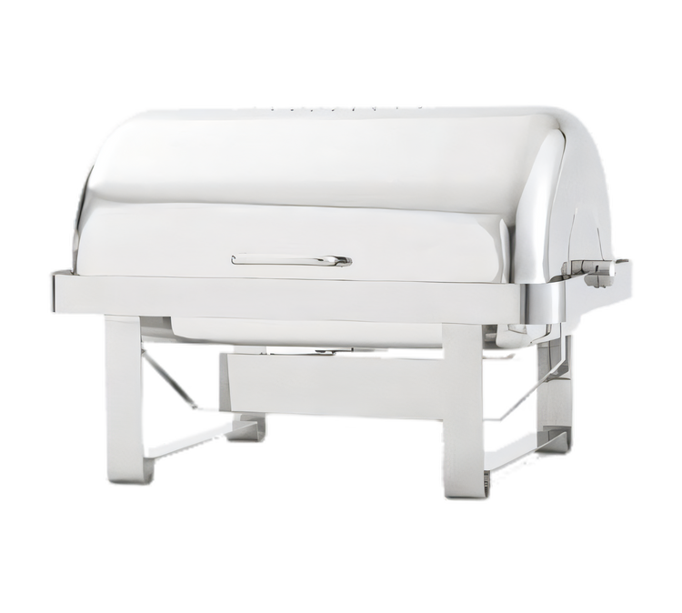 Product image #1 for Vollrath Avenger Economy Rectangular Roll-Top Chafer, 9 Qt, 18/8 Stainless Steel, Mirror Finish