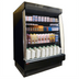 Thumbnail image #1 for Howard-McCray Low-Base Multi-Purpose Remote Open-Air Merchandiser, 51W x 34.5D x 60H, Black, 3-Tier Lit Shelves