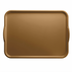 Thumbnail image #1 for Cambro Camtray® Rectangular Healthcare Dietary Tray with Handles, 14 x 18 Inches, Fiberglass, Suede Brown