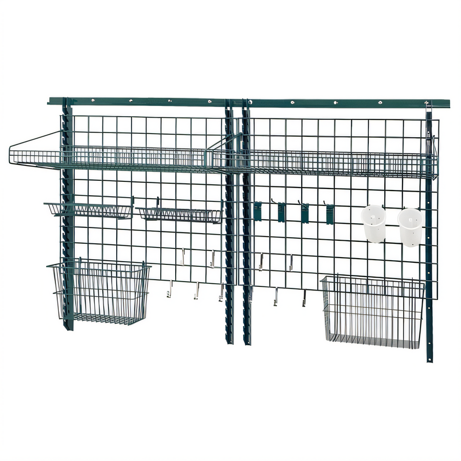 Product image #1 for Quantum Store Grid Medium-Duty Wall-Mounted Shelving Starter Kit