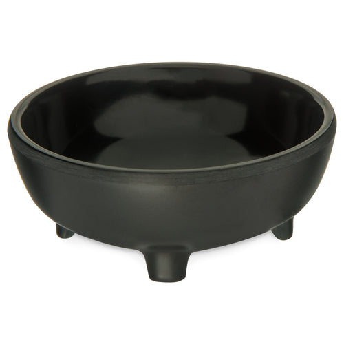 Product image #1 for Carlisle 3 oz Black Melamine Molcajete Salsa Dish