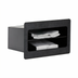 Thumbnail image #1 for Dispense-Rite Built-In Flush Mount 2-Compartment Bag Organizer, Black Polystyrene