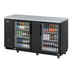 Thumbnail image #1 for Turbo Air Super Deluxe Two-Section Glass Door Back Bar Cooler, 23 Cu. Ft., Self-Contained
