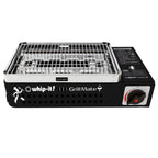Thumbnail image #1 for United Brands Whip-it! Grillmate ST-GRILLMATE-05 Portable Black Countertop Butane Stove, 7,200 BTU, Automatic Ignition Case of 5