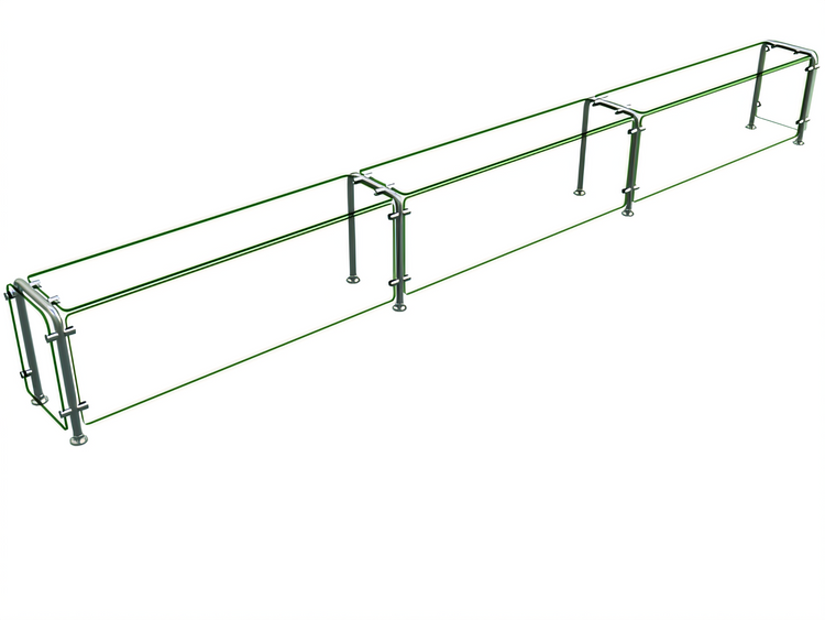 Product image #1 for Hatco Flav-R-Shield ED20 Full-Service Single-Sided Food Shield, 144W x 12D x 18H Inches